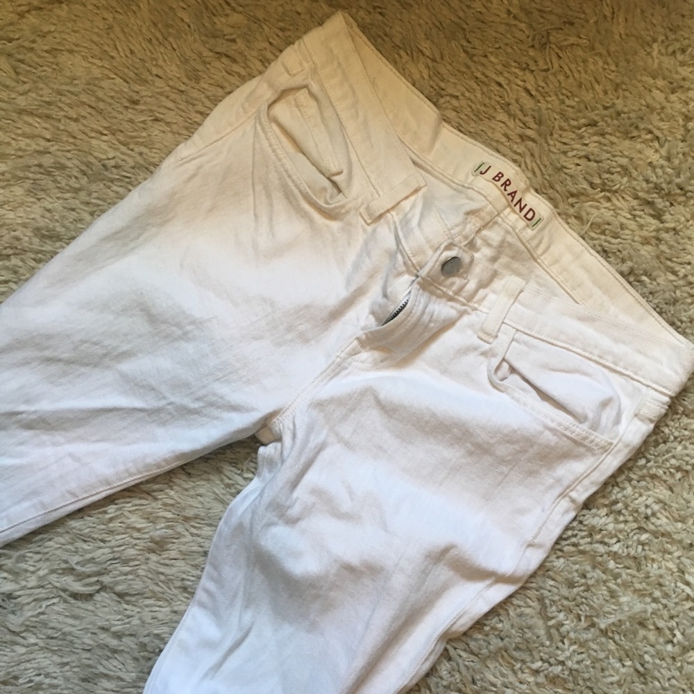 Bright white J Brand Jeans perfect for recruitment
